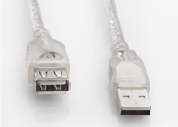 S-link SL-AF2015 Usb2.0 1.5mt Şeffaf Uzatma Kablo